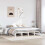 Berkfield Bed Frame without Mattress White 180x200 cm Super King Solid Wood Pine 3