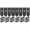 40Pièces Outils Fixation Table Noir Solides Polyvalents 1