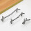 10Pcs Silver Cabinet Knobs and Drawer Pull Handles, Modern Tree Branch Design, Easy Singlehole Installation 3