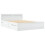 Berkfield Bed Frame with Headboard without Mattress White 120x200 cm 3