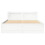 Berkfield Bed Frame with Headboard without Mattress White 120x200 cm 5