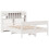 Berkfield Bookcase Bed without Mattress White 135x190cm Double Solid Wood Pine 4