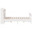 Berkfield Bookcase Bed without Mattress White 135x190cm Double Solid Wood Pine 5
