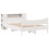Berkfield Bed Frame without Mattress White 135x190 cm Double Solid Wood Pine 3