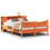 Berkfield Bed Frame without Mattress Wax Brown 140x190 cm Solid Wood Pine 2