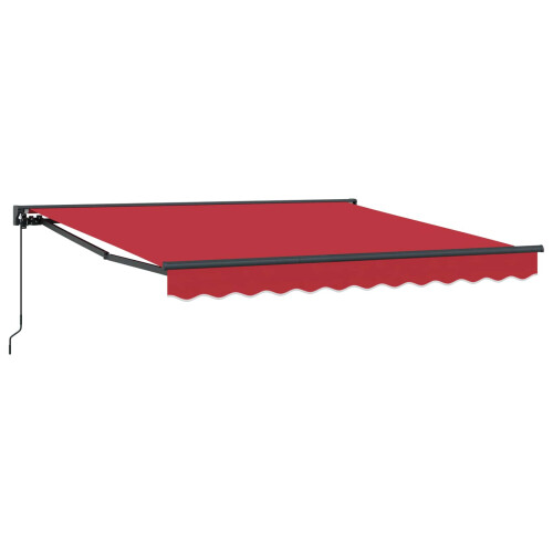 Berkfield Awning Frame Red 300 x 250 cm Polyester with PU coating 1