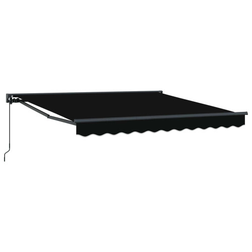 Berkfield Awning Frame Black 300 x 250 cm Polyester with PU coating 1