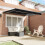 Berkfield Awning Frame Black 300 x 250 cm Polyester with PU coating 3