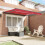 Berkfield Awning Frame Red 300 x 250 cm Polyester with PU coating 3