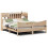 Berkfield Bed Frame without Mattress 180x200 cm Super King Solid Wood Pine 2