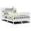 Berkfield Bed Frame without Mattress White 160x200 cm Solid Wood Pine 2