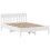Berkfield Bed Frame without Mattress White 140x200 cm Solid Wood Pine 5