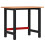 Berkfield Workbench 100x60x81.5 cm Solid Wood Beech Rectangular 2