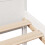 Berkfield Bed Frame without Mattress White 150x200 cm King Size Solid Wood Pine 6