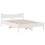 Berkfield Bed Frame without Mattress White 150x200 cm King Size Solid Wood Pine 5