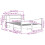 Berkfield Bed Frame without Mattress White 150x200 cm King Size Solid Wood Pine 7