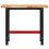 Berkfield Workbench 100x60x83 cm Solid Wood Acacia Rectangular 4