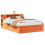 Berkfield Bed Frame without Mattress Wax Brown 140x190 cm Solid Wood Pine 2