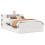 Berkfield Bed Frame without Mattress White 140x190 cm Solid Wood Pine 2