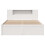 Berkfield Bed Frame without Mattress White 135x190 cm Double Solid Wood Pine 4
