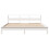 Berkfield Bed Frame without Mattress White 180x200 cm Super King Solid Wood Pine 4