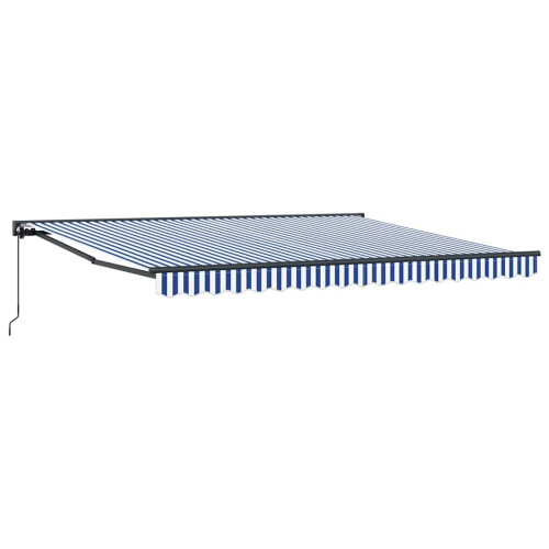 Berkfield Awning Frame Blue and White 400 x 300 cm 1