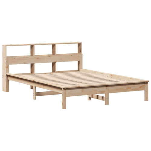 Berkfield Bed Frame without Mattress 135x190 cm Double Solid Wood Pine 2