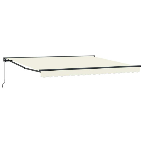 Berkfield Awning Frame Cream 400 x 300 cm Polyester with PU coating 1