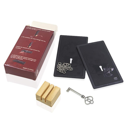 Magic Chain Gimmick Close Up Magic Props for Beginners Easy Learning Quick Reset Visual Effects