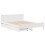Berkfield Bed Frame without Mattress White 140x190 cm Solid Wood Pine 3