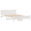 Berkfield Bed Frame without Mattress White 140x190 cm Solid Wood Pine 5