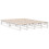 Berkfield Bookcase Bed without Mattress White 140x200 cm Solid Wood Pine 5