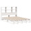 Berkfield Bookcase Bed without Mattress White 160x200 cm Solid Wood 3