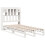 Berkfield Bookcase Bed without Mattress White 75x190 cm Small Single Solid Wood Pine 3