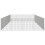 Berkfield Free Range Animal Enclosure 24-Panel 54x60 cm Galvanised Iron 5