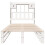 Berkfield Bookcase Bed without Mattress White 75x190 cm Small Single Solid Wood Pine 4