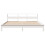 Berkfield Bed Frame without Mattress White 200x200 cm Solid Wood Pine 4