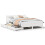 Berkfield Bed Frame without Mattress White 120x200 cm Solid Wood Pine 2