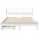 Berkfield Bookcase Bed without Mattress White 140x190 cm Solid Wood Pine 4