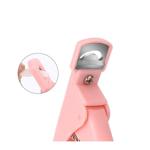 Purple Nail Clipper and Scissors for False Nails, Dual Function Cutter, Precise Trimming, Salon Quality 2