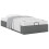 Berkfield Ottoman Bed Frame without Mattress Dark Grey Single Fabric 5