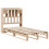 Berkfield Bookcase Bed without Mattress 90x190 cm Single Solid Wood Pine 3
