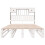 Berkfield Bookcase Bed without Mattress White 135x190 cm Double Solid Wood Pine 4