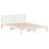 Berkfield Bed Frame without Mattress White 140x200 cm Solid Wood Pine 5