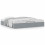 Berkfield Ottoman Bed Frame without Mattress Light Grey Super King Fabric 4