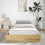 Berkfield Bed Frame without Mattress 90x190 cm Solid Wood Oak 4