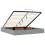 Berkfield Ottoman Bed Frame without Mattress Light Grey Super King Fabric 6
