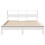 Berkfield Bed Frame without Mattress White 135x190 cm Double Solid Wood Pine 4