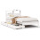 Berkfield Bookcase Bed without Mattress White 90x190 cm Single Solid Wood Pine 2