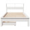 Berkfield Bookcase Bed without Mattress White 90x190 cm Single Solid Wood Pine 4
